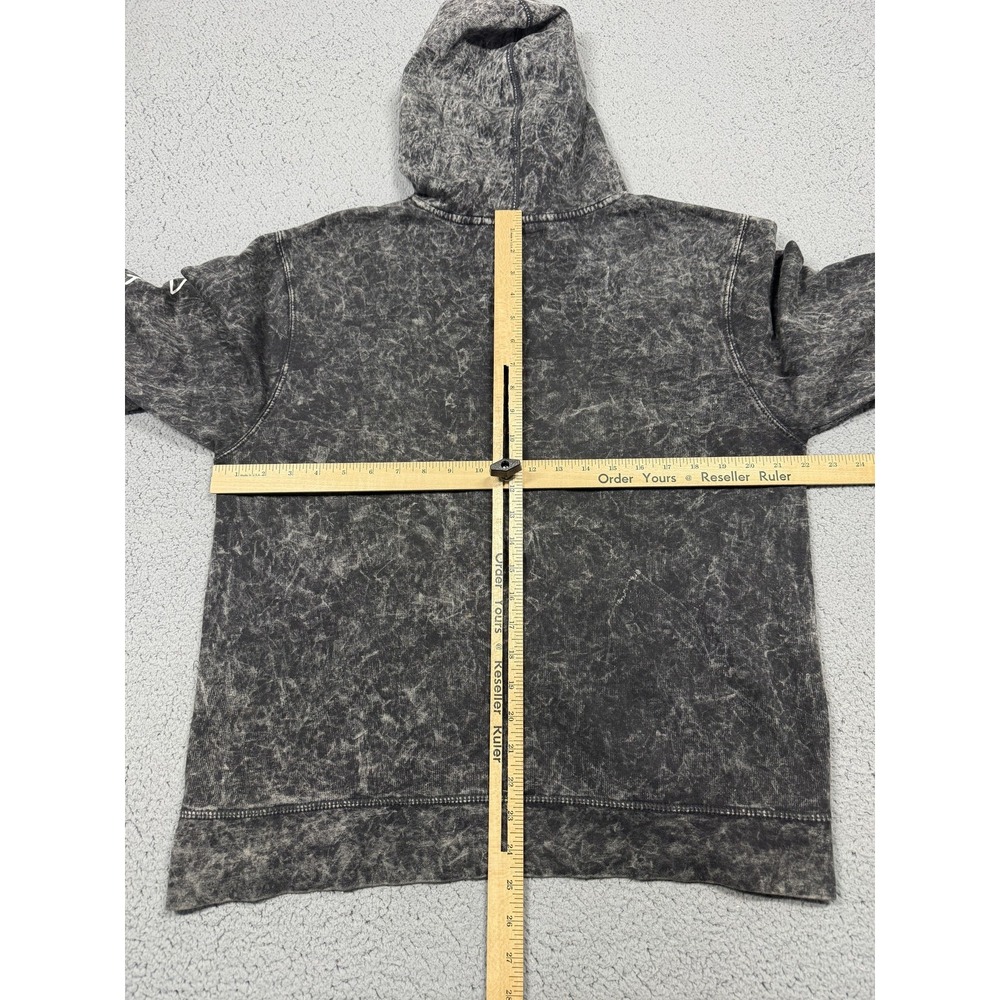 Ed Hardy Hoodie Mens Small Gray Los Angeles Tiger Graphic Tattoo Fleece Pullover - Picture 5 of 8